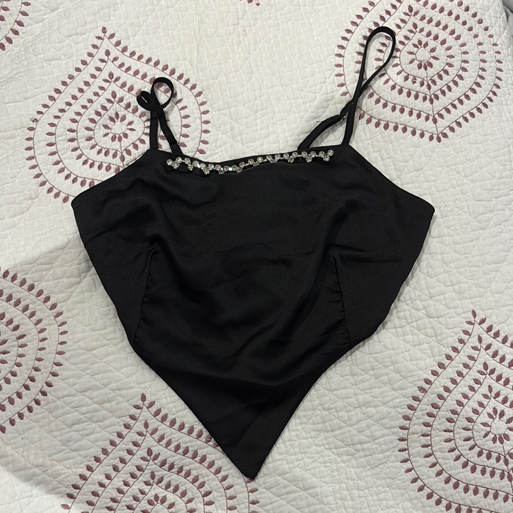 Elegant Black Women's Top